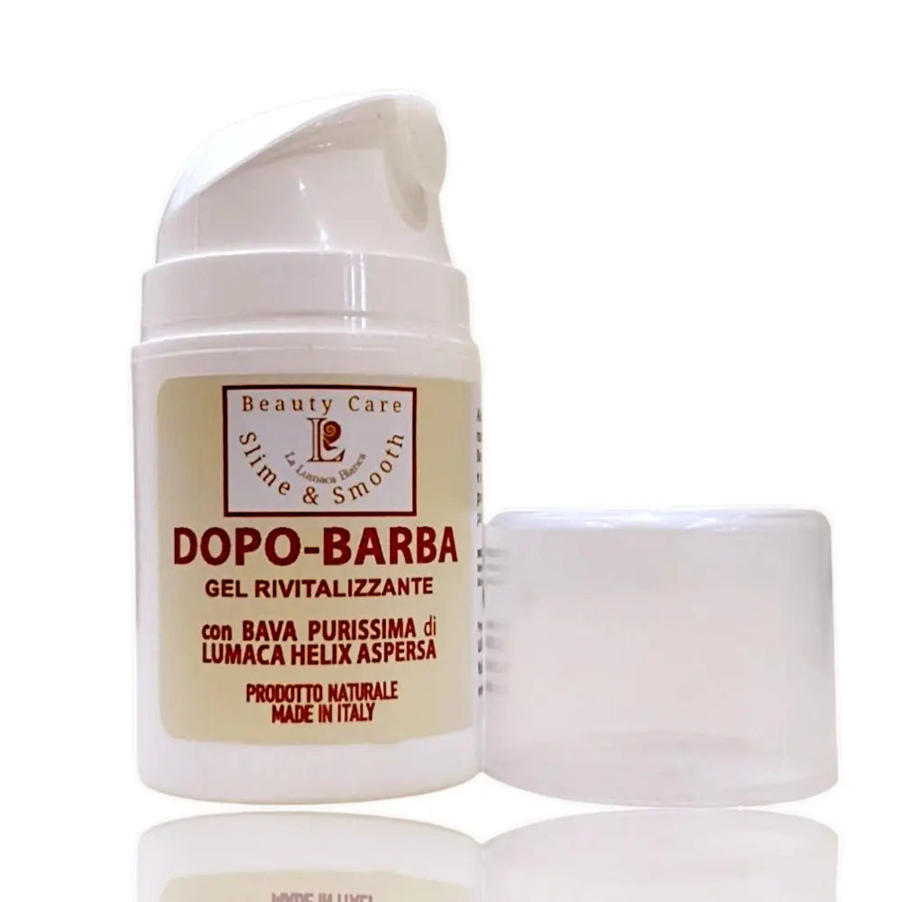 Gel Dopo Barba Lenitivo - 30% Bava di Lumaca - 50 ml - la lumaca bianca - Brescia