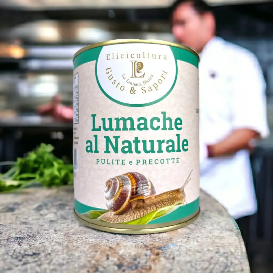 Lumache al nature cotte e sgusciate