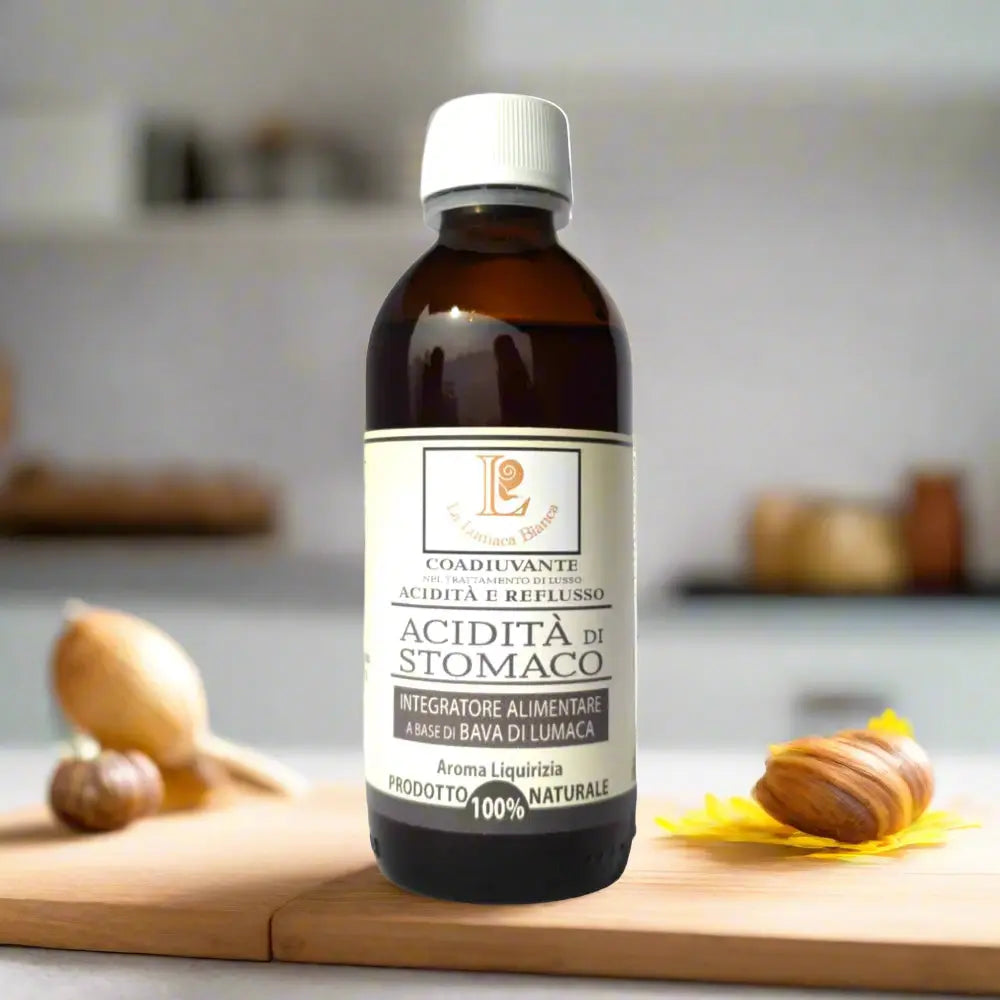 Sciroppo per lo stomaco con la bava di lumaca