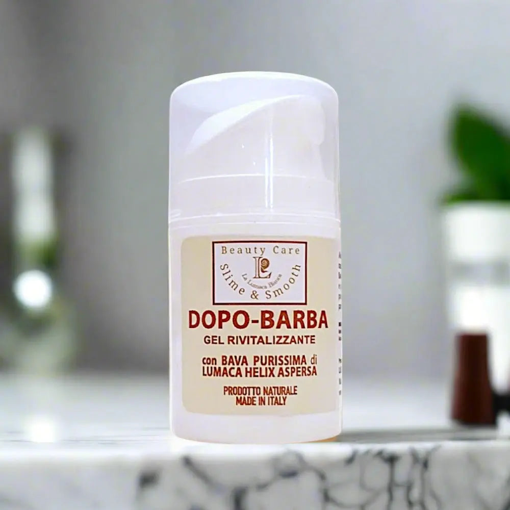 Gel Dopo Barba Lenitivo - 30% Bava di Lumaca - 50 ml - la lumaca bianca