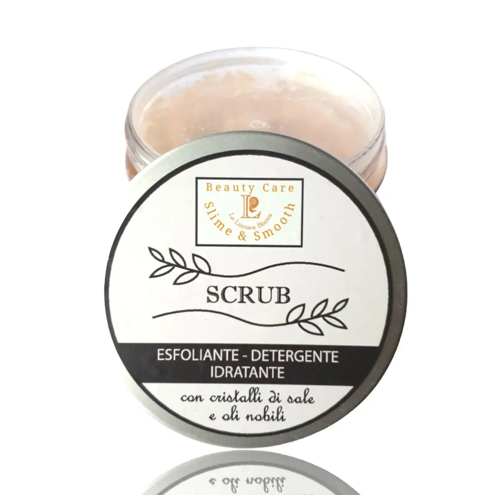 Scrub Corpo Esfoliante, Detergente ed Idratante - 250 ml - la lumaca bianca - ghedi
