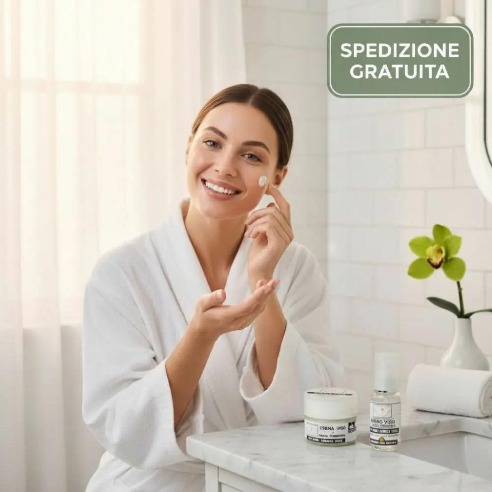 crema viso e siero viso con bava di lumaca 