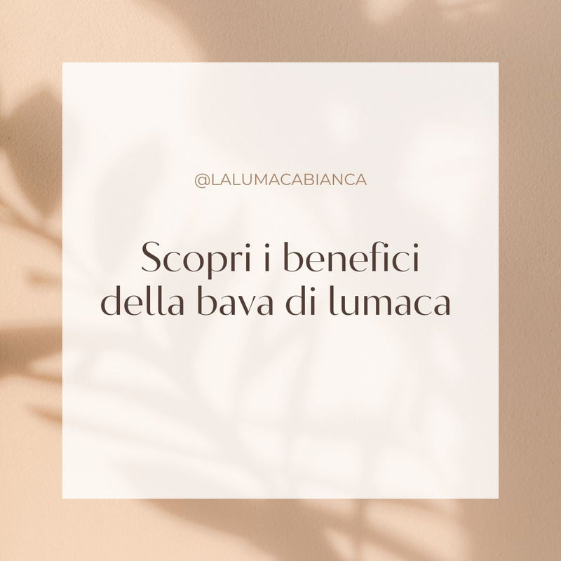 benefici della bava di lumaca