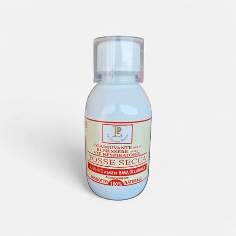 Coadiuvante, sciroppo tosse forte, 150 ml. Prodotto 100% naturale alla bava di lumaca -la lumaca bianca - Ghedi 