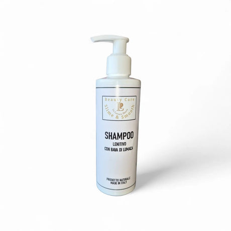 Shampoo bava di lumaca Lenitivo Rigenerante. Con il 20% Bava di Lumaca. Adatto per il trattamento della psoriasi e come shampoo antiforfora - 200 ml - la lumaca bianca - ghedi