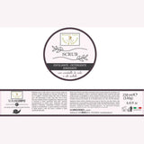 Etichetta scrub corpo bio. Esfolia, deterge ed idrata la pelle eliminando impurità e cellule morte. - Ghedi (BS) - La Lumaca Bianca