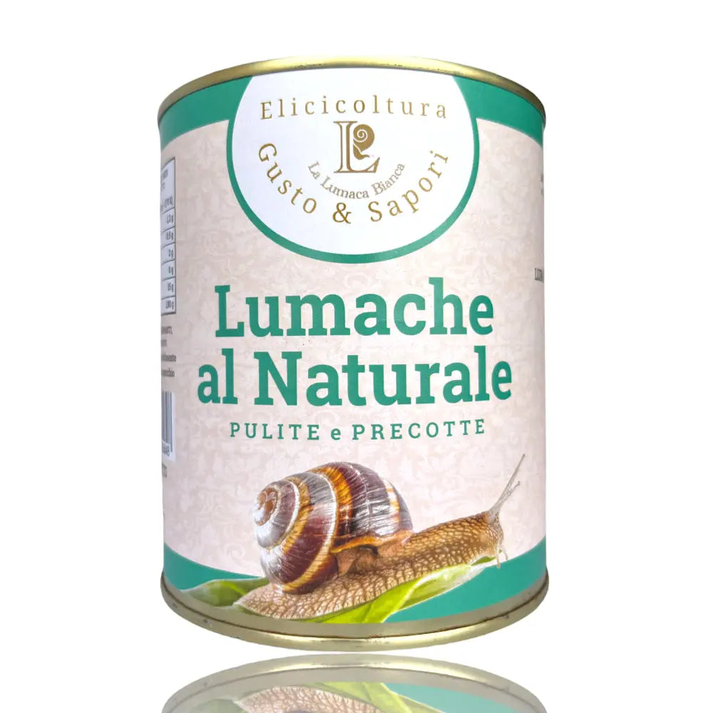 Lumache al Naturale Precotte - 96 pz - 830 gr - la lumaca bianca - ghedi