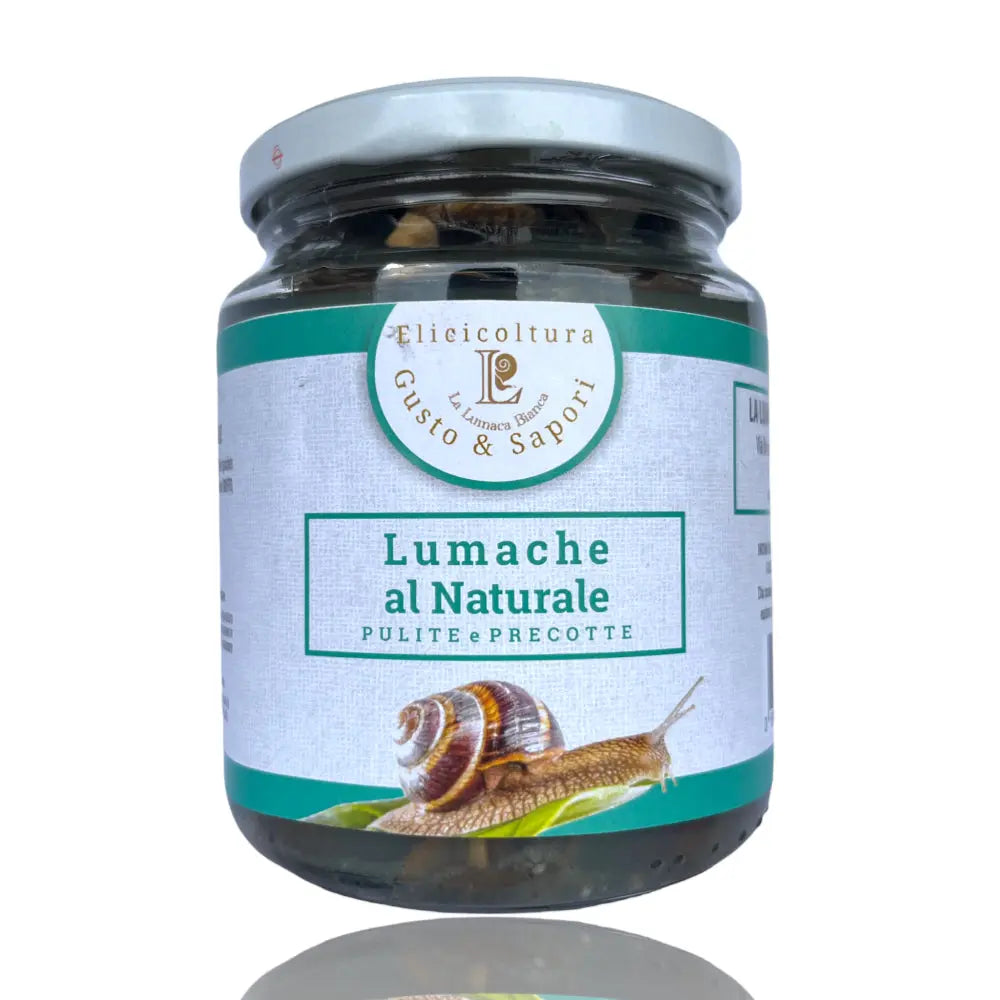 Lumache al Naturale Precotte - 360 gr - la lumaca bianca - Ghedi