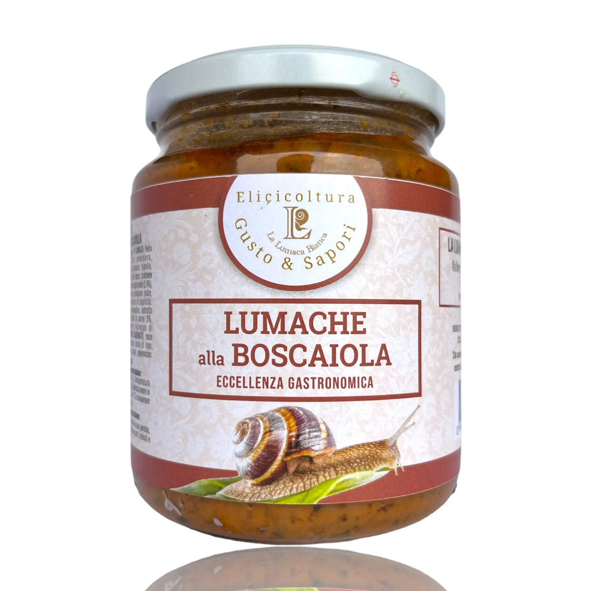 Lumache alla Boscaiola - 360 gr - la lumaca bianca - ghedi