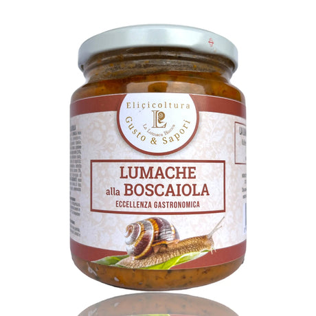 Lumache alla Boscaiola - 360 gr - la lumaca bianca - ghedi