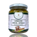 Lumache Spinaci e Speck - 360 gr - la lumaca bianca - ghedi